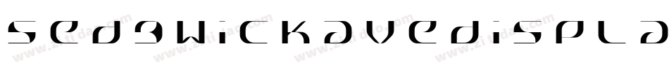 sedgwickavedisplay r字体转换